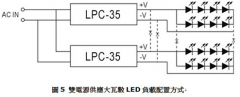 明纬LED电源可以并联使用或者接线吗？